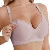 Women's Wavy Seamless Wireless Maternity Bralette