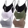 Women's 6-Pack V-Neck Padded Seamless Bralette