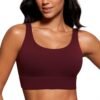 Women's Scoop Neck Padded Low Impact Yoga Bra